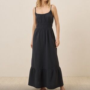 PACT: Coastal Double Gauze Cami Maxi Dress